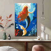 Paint by Numbers Mermaid Art
